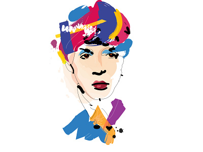 Paul McCartney abstract abstract artwork adobe illustrator design graphic design illustration modern art music