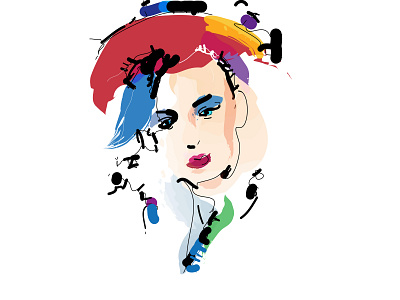 Boy George abstract abstract artwork adobe illustrator boy george design graphic design illustration legends club modern modern art music vector