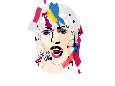 Miley Cyrus abstract abstract artwork adobe illustrator art gallery clean colors design digital art graphic design illustration logo modern art music