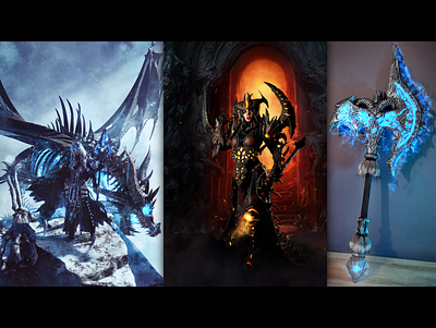 🗡 Cinderys angel armor arthas blizzard entertainment cinderys cosplay demons diablo dragon fire hell lich king shadowmourne snow vfx video editing video games visual effects weapon world of warcraft