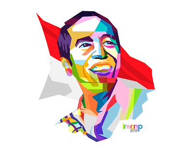 Joko Widodo illustration pop art vector vectorart wpap