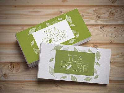 TEA HOUSE design graphic design logo typography