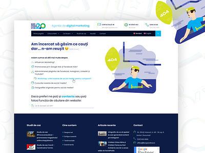 404 Error | Agency Website 404 404 error 404 error page blue branded clean colorful error icons illustration lime minimal purple simple ui ux web webdesign website website design