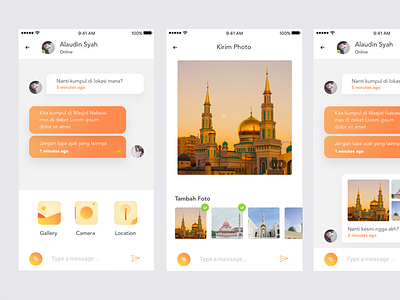Travel Chat chat color conversation debut design icon illustration islamic mobile travel