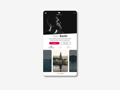 Daily UI 006 - Design Profil