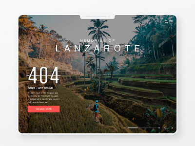 Daily UI #008 - Hint: Design a 404 page