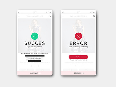 Daily UI #011 -  Hint: Flash Message (Error/Success)