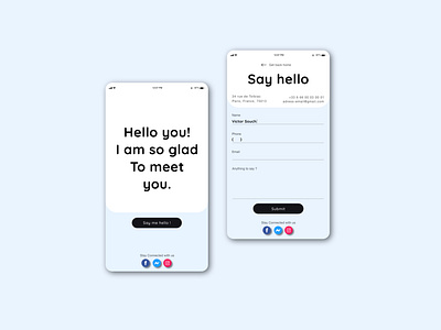 DailyUI028 - Hint: Design a Contact Us page or form