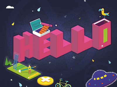 Hello dribbble! hello