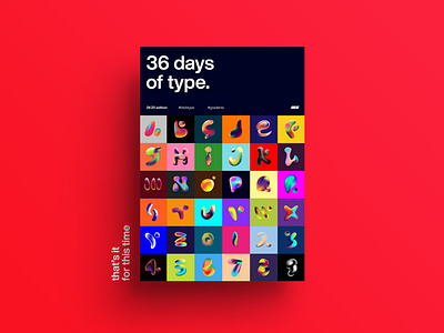 36 days of types design graphicdesign layout typography