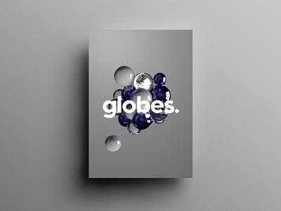 Globes 3d cinema 4d design graphic design