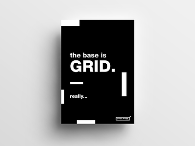 Dribbble Poster Template design graphicdesign layoutdesign minimalism posterdesign swissdesign typography