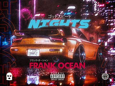 Frank Ocean - Nights (Cover Redesign Project) cover coverart design graphic design