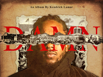 Kendrick Lamar - Damn (Cover Redesign Project)