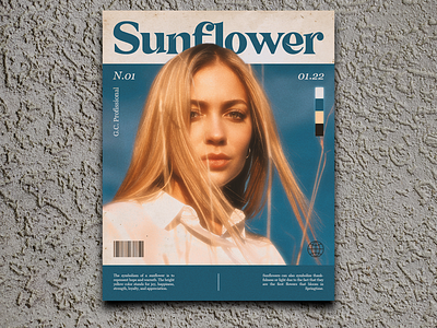 Sunflower - Cover Magazine Design