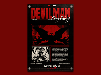 DEVILMAN CRYBABY - SEINEN Poster Design design graphic design poster poster design