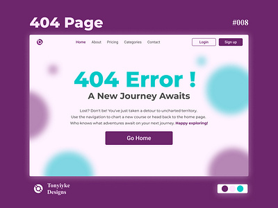 404 Error Page