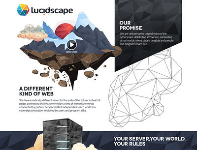 Lucidscape illustration ux web webdesign website design