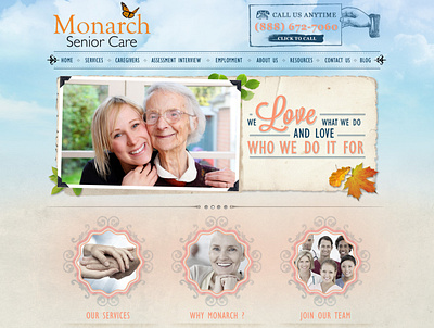 Monarch design webdesign website design