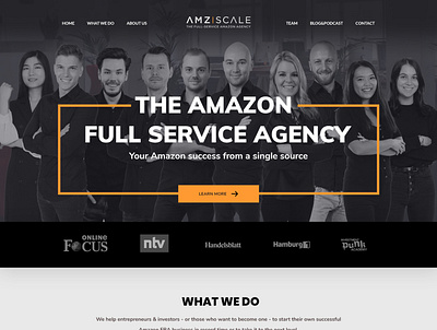 AMZScale banner ads design web webdesign website design