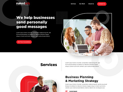 NakedAds design web webdesign website design