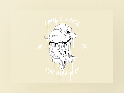 Smile Like You Mean It digital drawing hand drawing illustration typography