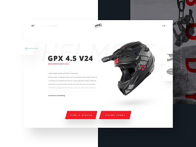 LEATT_Product Page ecommerce helmet motorbike product design ui ux uidesign web website