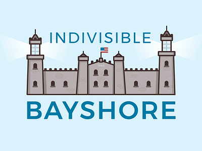Indivisible Logo - Take 2 branding historic illustration light house logo lighthouse political