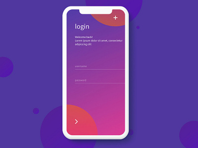 Daily UI #1_Login adobe photoshop adobe xd