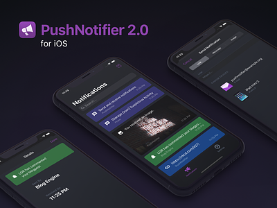 PushNotifier 2.0 for iOS app design ios ios app design ui