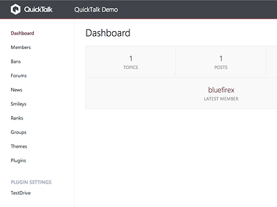 QuickTalk Dashboard