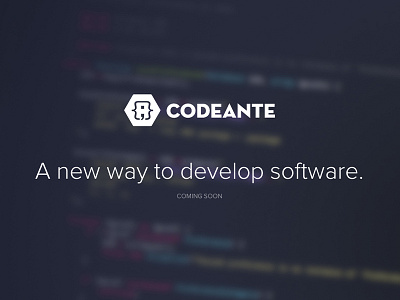 Codeante Logo codeante develop landing logo software soon