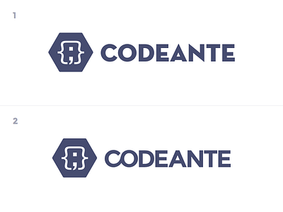 Codeante - Which logo do you prefer? logo poll preference