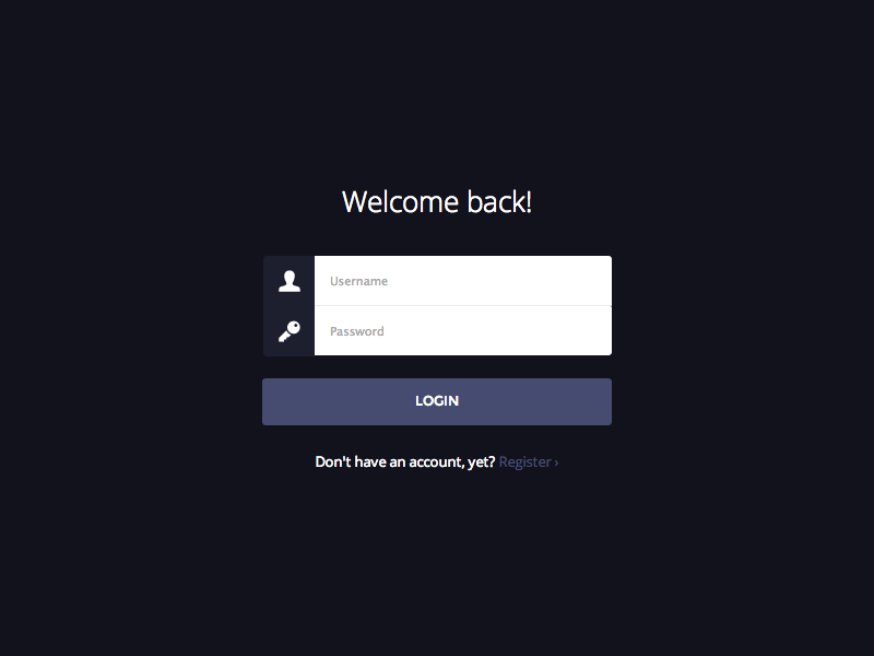 Codeante - Login Form by Benjamin Schmidt on Dribbble