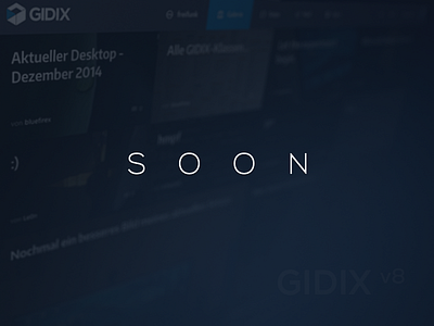 GIDIX v8 - Teaser gidix teaser v8