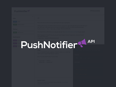 PushNotifier - APIv2 Documentation