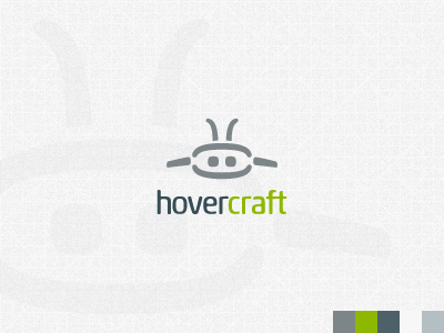 hovercraft logo WIP blue gray green grey logo simple