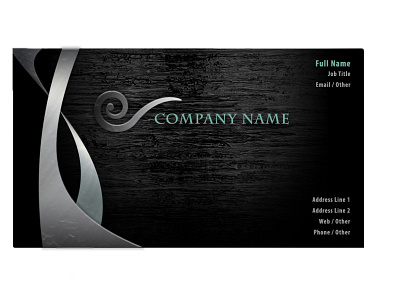 Metal Business Card branding graphic design
