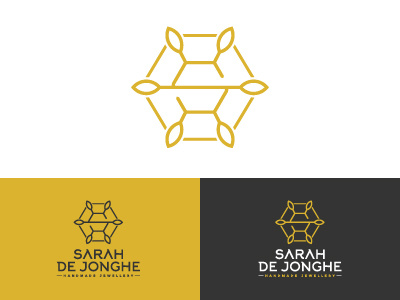 Sarah de Jonghe Logomark identity design logo design