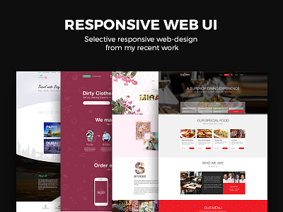 Responsive Web designs 2018 design responsive ui ux website