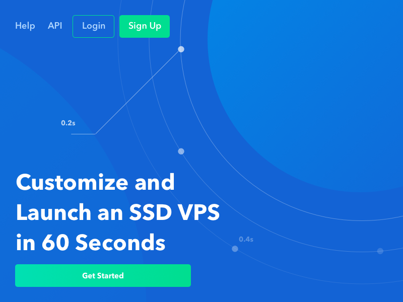 Digital Hosting banner ux ui ad promo api blue space dashboard web hosting