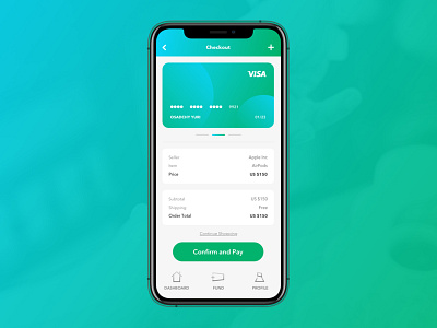 Finance App app credit card finance green inputs layout ui ux