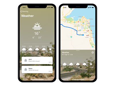 Weather App app map mobile nav sketch ui ux weather