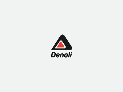 Denali - logo design black and red branding d logo denali design logo logo design logodesign logotype outdoor