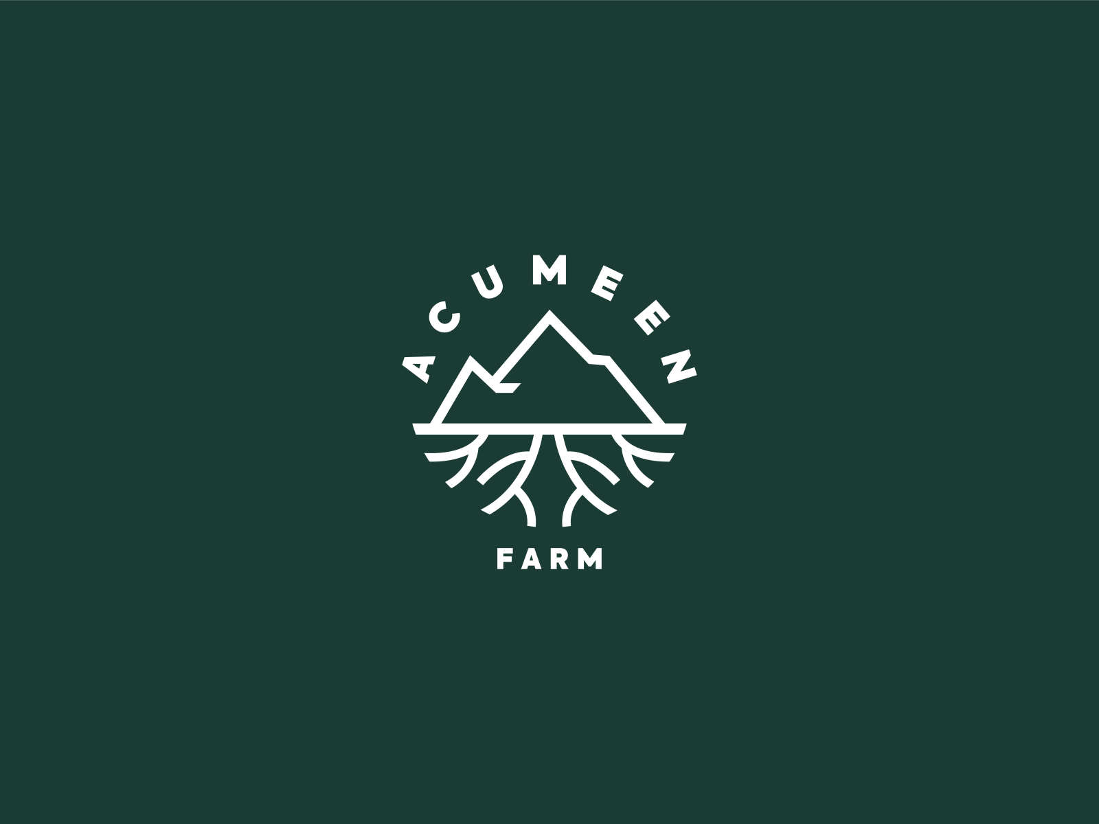 Acumeen farm - logo design by Alexander Hristov on Dribbble