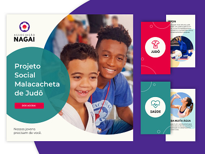 Projeto Social de Judô - Nagai branding judo ngo ong social