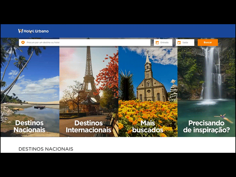 Inspiring desktop navigation desktop interactive navigation travel