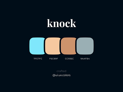 Knock Color Palette