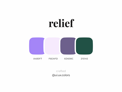 Relief Color Palette