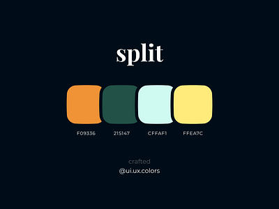 Split Color Palette clean